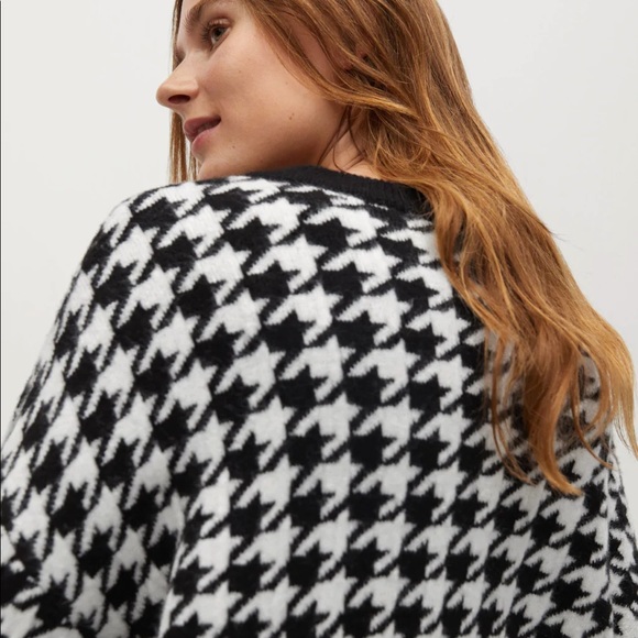 Mango houndstooth sweater bloggers fav, Rare❤️ - Picture 8 of 12